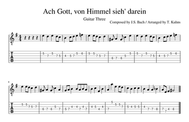 Ach Gott, von Himmel sieh' darein (arr. Terry Kuhns)