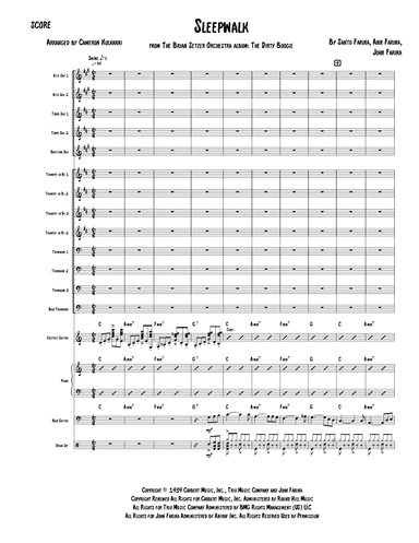Sleepwalk (Instrumental Version) (arr. Cameron Kulkarni)