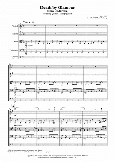 Death by Glamour (from Undertale) (arr. VEACH Music Workshop)