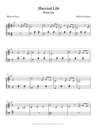 Married Life (arr. Música al Piano)