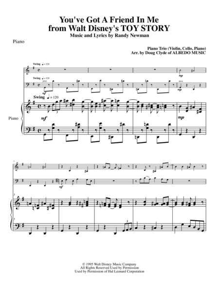 You've Got A Friend In Me (arr. Doug Clyde)