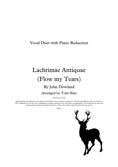 Flow my Tears (arr. Tom Hart)