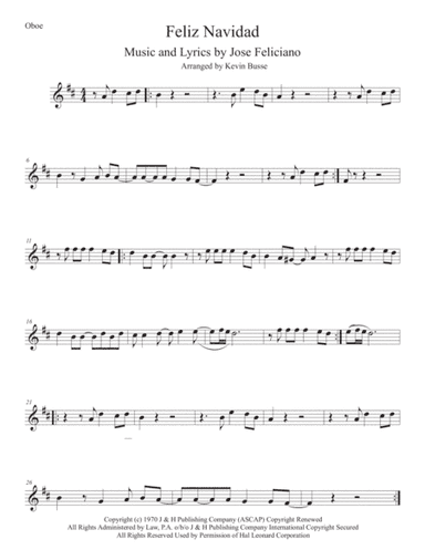 Feliz Navidad (arr. Kevin Busse)