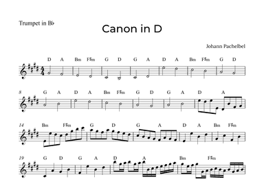 Canon in D (arr. Alex Nunes Rodrigues)