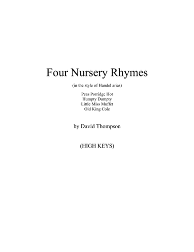 Four Nursery Rhymes