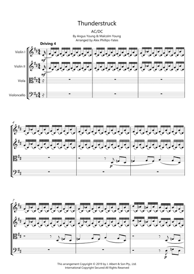 Thunderstruck (arr. Alex Phillips-Yates)