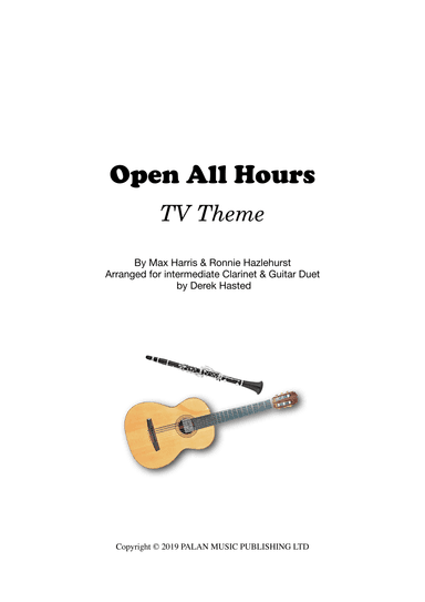 Open All Hours (arr. Derek Hasted)