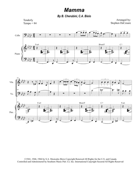 Mama (mamma) (arr. Stephen DeCesare)