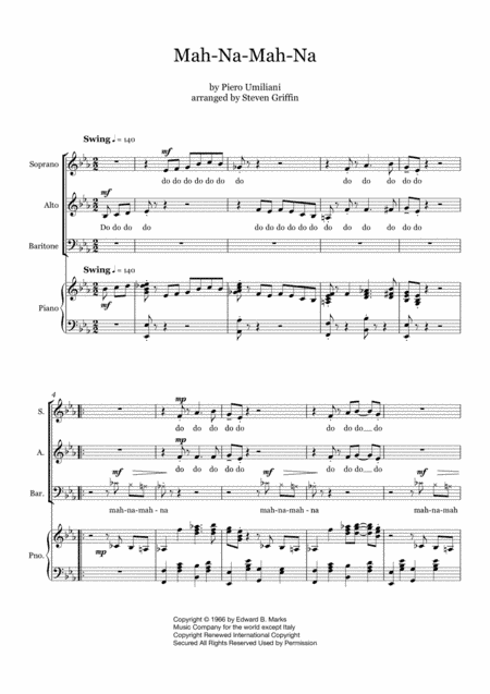 Mah-na Mah-na (arr. Steven Griffin)