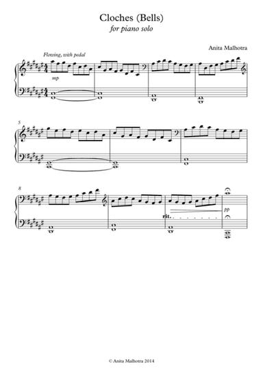 Cloches (Bells) - Piano Solo