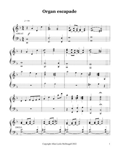 Organ escapade