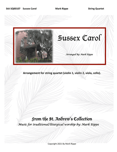 Sussex Carol (StA SQ00107) (arr. Mark Rippe)