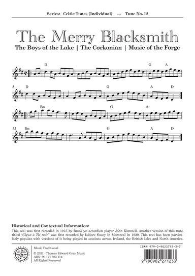 The Merry Blacksmith (arr. Thomas Gray)