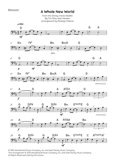 A Whole New World (arr. Rodrigo Faleiros)
