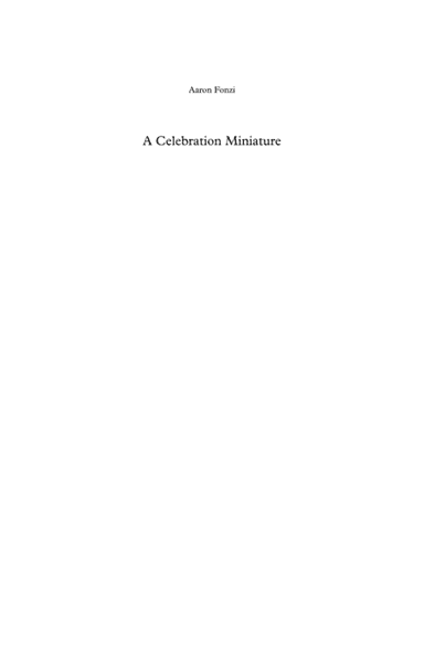 A Celebration Miniature!