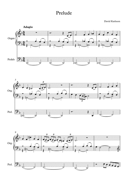 Prelude - For organ