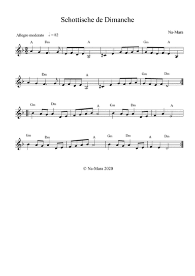 Schottische de Dimanche - Composed by Na-Mara