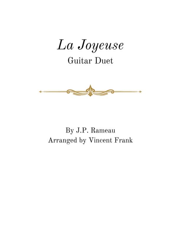 La Joyeuse (arr. Vincent Frank)