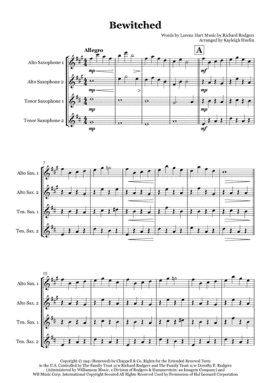 Bewitched (arr. Kayleigh Huelin)