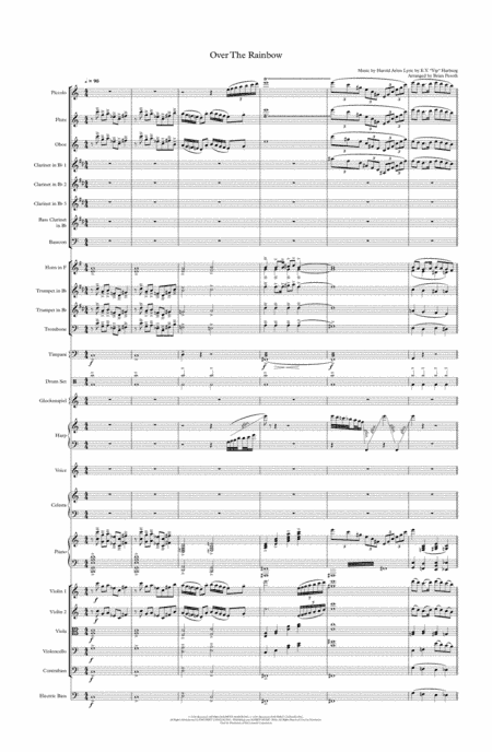 Over The Rainbow (from The Wizard Of Oz) (arr. Brian Pesoth)