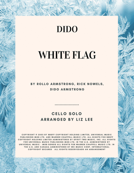 White Flag (arr. Liz Lee - Cellomoji)