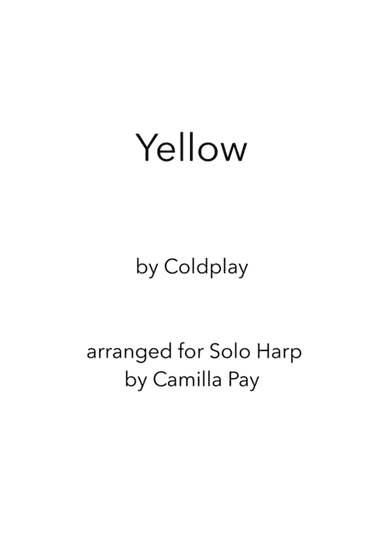 Yellow (arr. Camilla Pay)