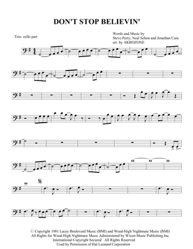 Don't Stop Believin' (arr. John Kim)