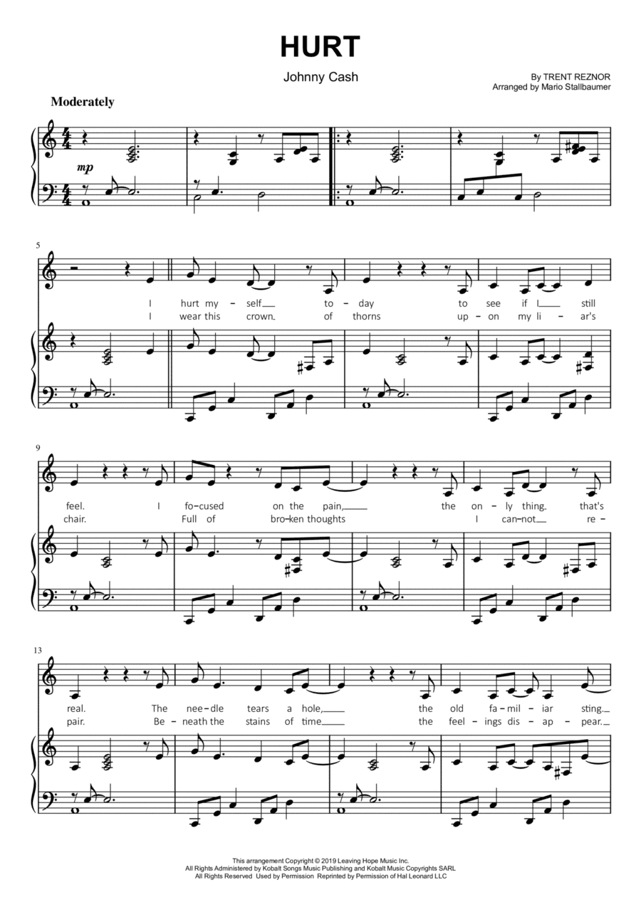 Hurt (arr. Mario Stallbaumer)