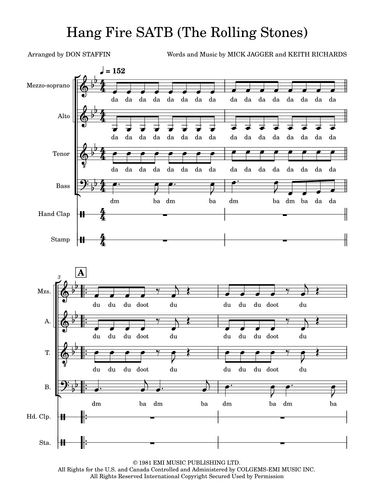Hang Fire (arr. Don Staffin)