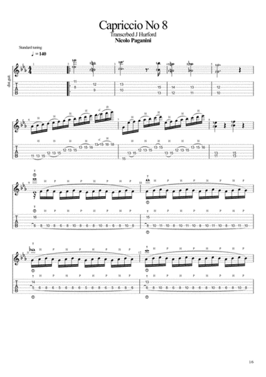 Capricio No 8 (arr. John Hurford)