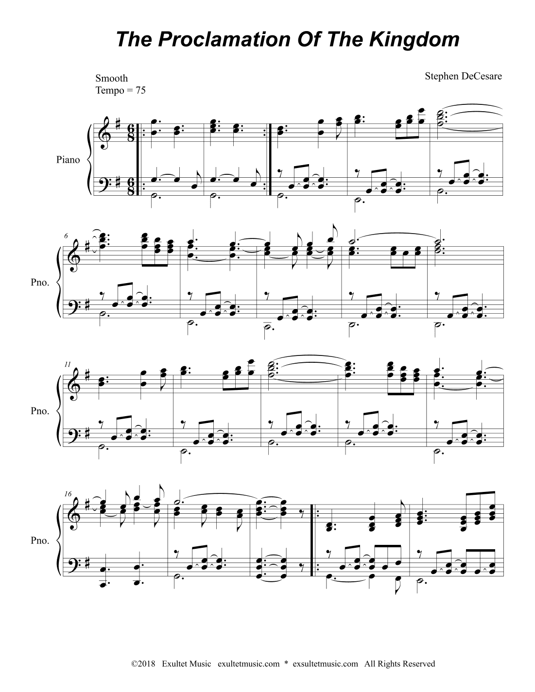 The Proclamation Of The Kingdom