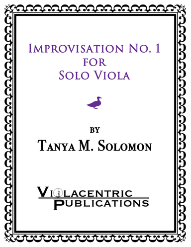 Improvisation No. 1 for Solo Viola