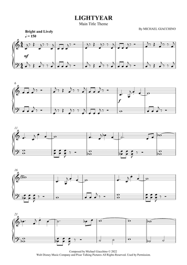 Lightyear Main Title Theme (arr. SCMusic)