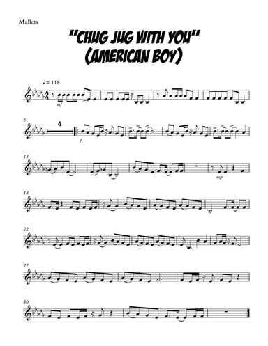 American Boy (arr. SongBird Music)