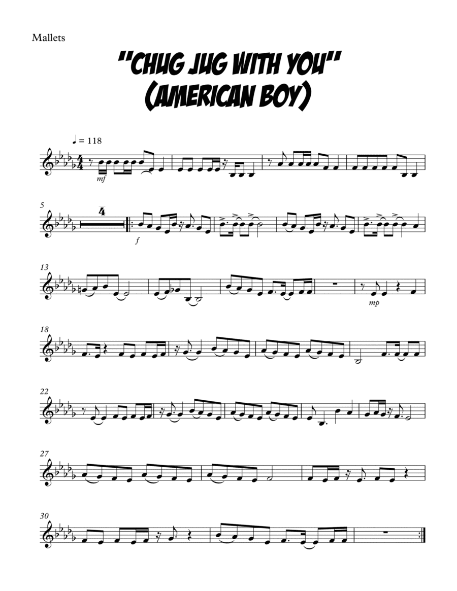American Boy (arr. SongBird Music)