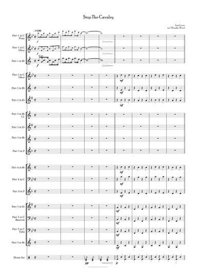 Stop The Cavalry (arr. Tom Rundle-Wood)