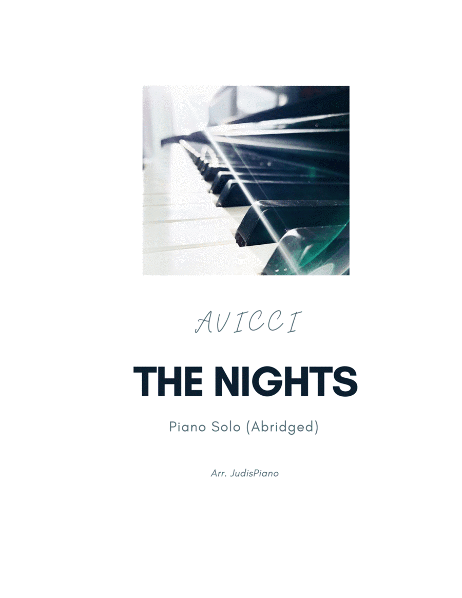 The Nights (arr. JudisPiano)