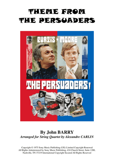 Theme From Persuaders (arr. Alexandre CARLIN)
