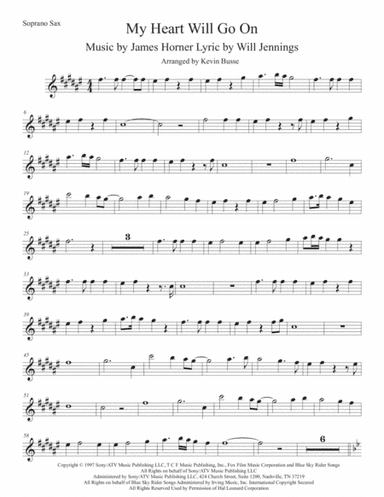 My Heart Will Go On (Love Theme from Titanic) (arr. Kevin Busse)