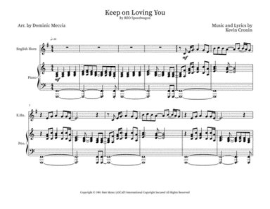 Keep On Loving You (arr. Dominic Meccia)