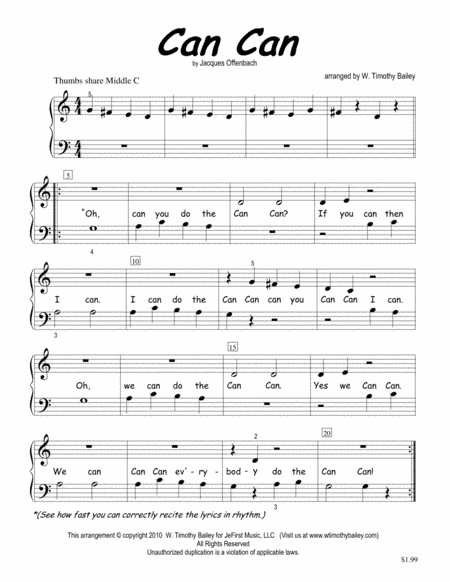 Can Can (arr. W. Timothy Bailey)