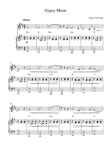 Gypsy Moon (arr. Kaiserin Rebecca)