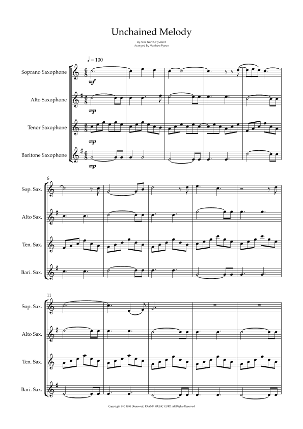 Unchained Melody (arr. Matthew pyeon)