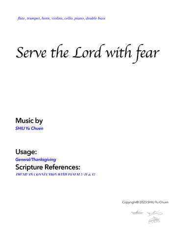 Serve the Lord with fear