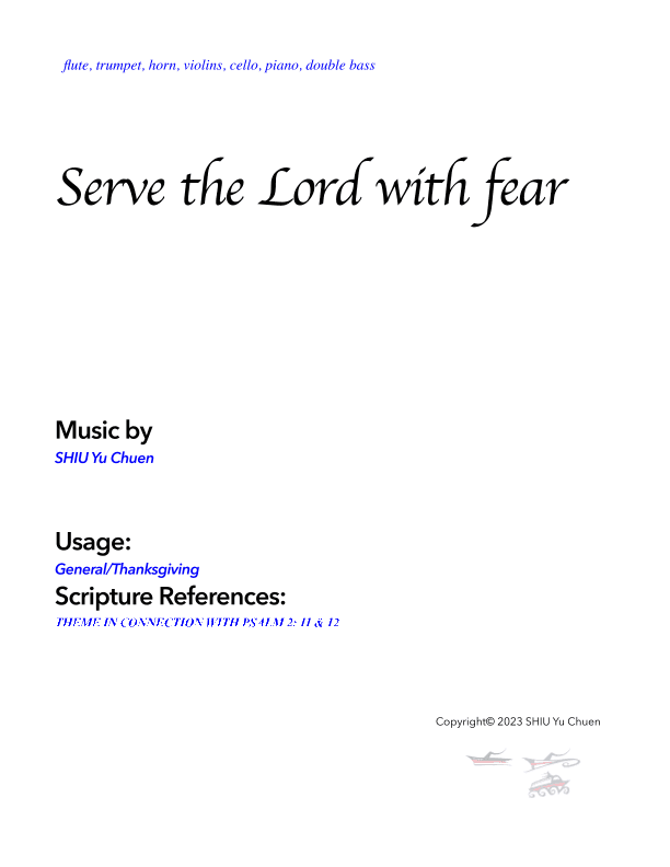 Serve the Lord with fear
