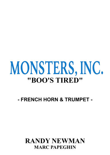 Boo's Tired (arr. Marc Papeghin)