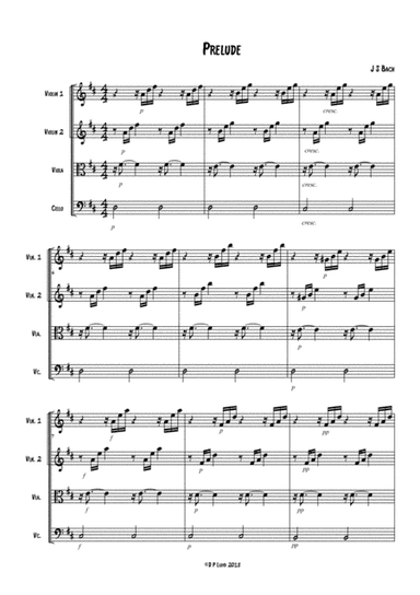 Prelude String Quartet (arr. Darren Lloyd)