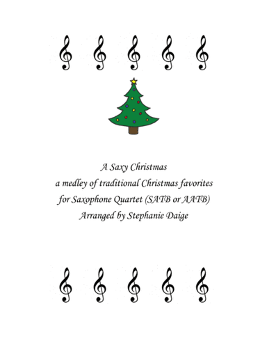 A Windy Christmas for Saxophone Quartet (arr. Stephanie Daige)