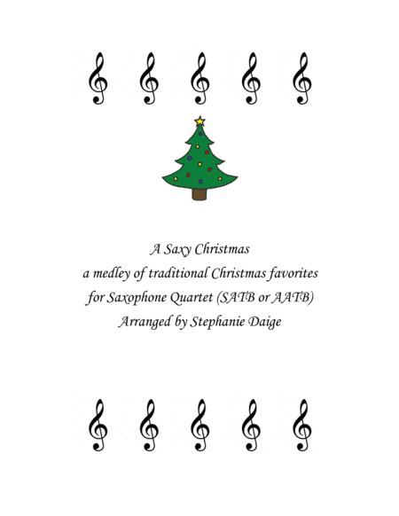 A Windy Christmas for Saxophone Quartet (arr. Stephanie Daige)