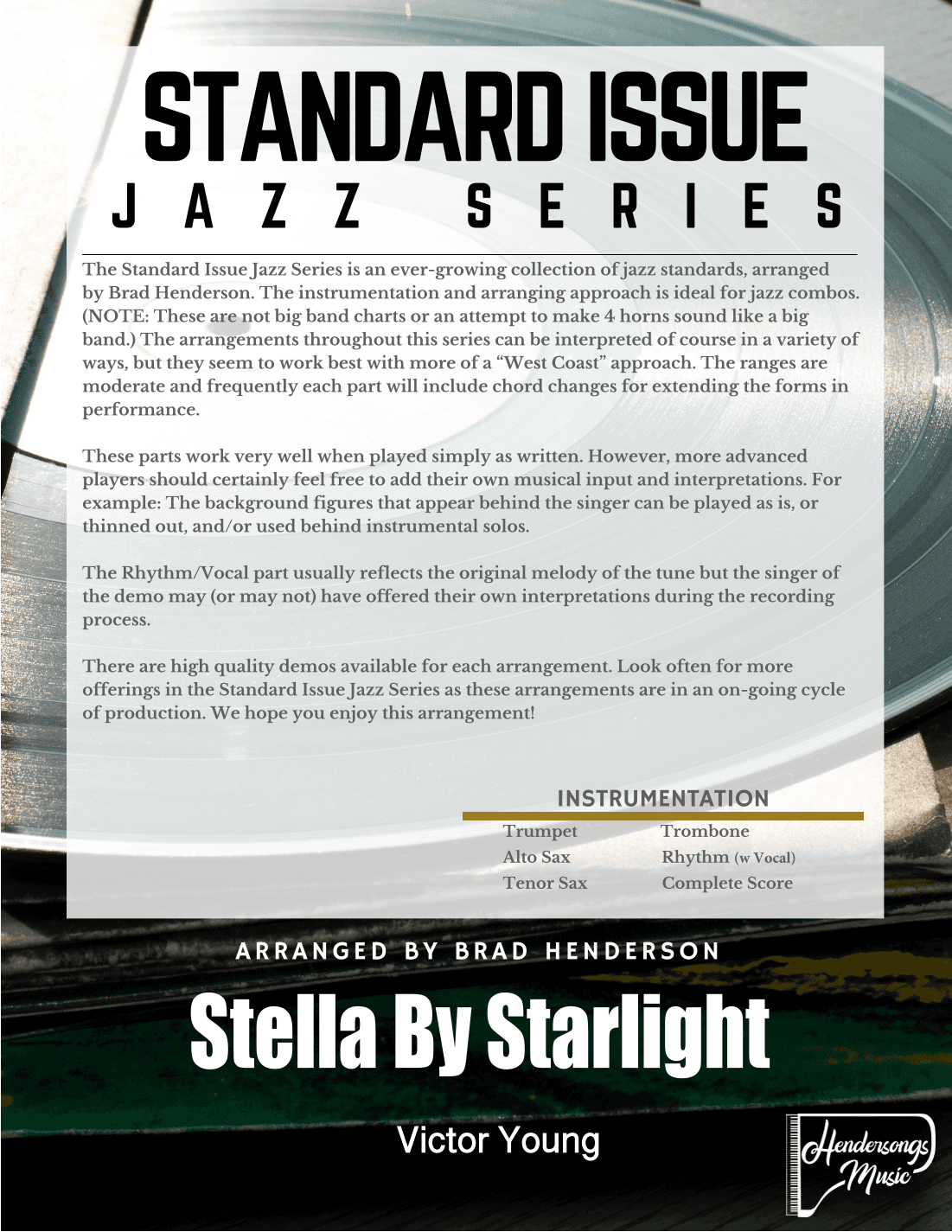 Stella By Starlight (arr. Brad Henderson)